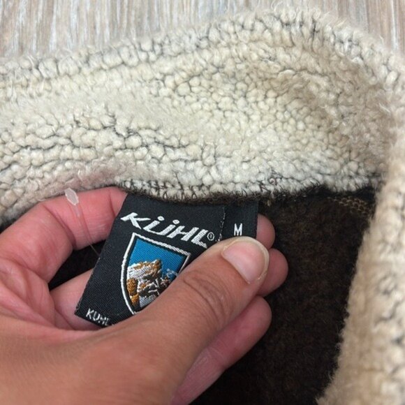 Kuhl Men's Brown Quarter-Zip Sweater fleece size medium - Picture 4 of 7